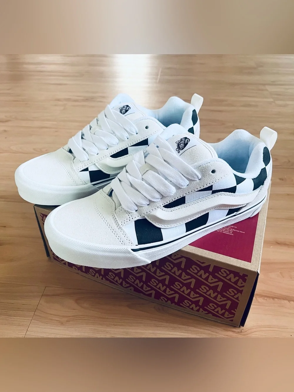 Vans Knu Skool Mega Checkerboard Women 10.5 US